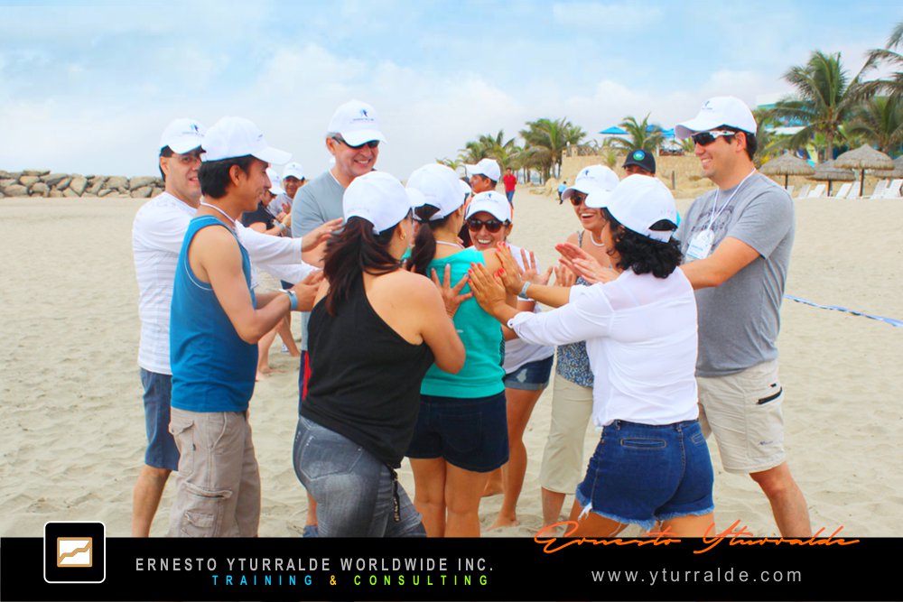 Trabajo colaborativo mediante talleres de cuerdas corporativos